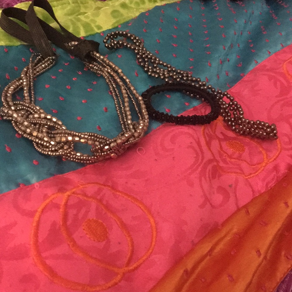Headbands and fancy hair tie